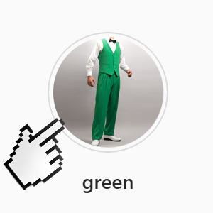 緑色の衣装