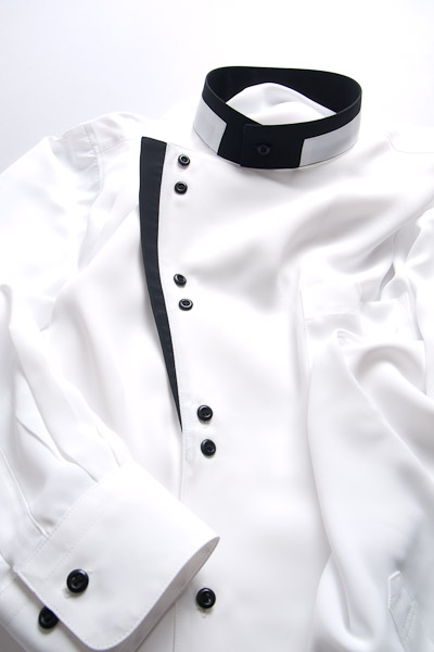 KCタイプ スタンドカラーシャツ ホワイト【通販、販売、メンズ 