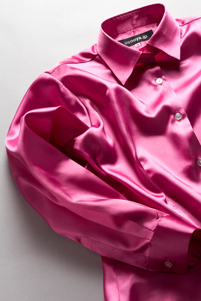 カラーブラウス 販売店 ルージュピンク 全36色 カラーシャツ 通販 販売 メンズ ステージ衣装 上野屋シャツ店