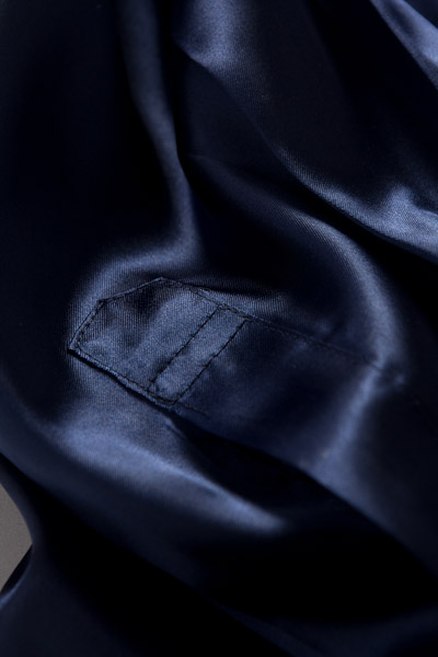 レディースモデル サテンシャツ ネイビーブルー・全36色カラーシャツ【通販、販売、メンズ、ステージ衣装、上野屋シャツ店】