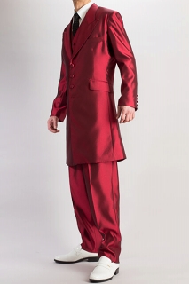 赤いズートスーツ東京販売店・zoot suit シャンブレーワインレッド ...