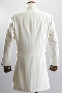 ズートスーツ・zoot suit ストライプ ホワイト｜日本製・試着可能な