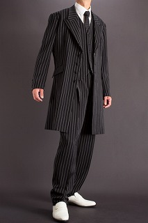 ズートスーツ・zoot suit ペンシルストライプ