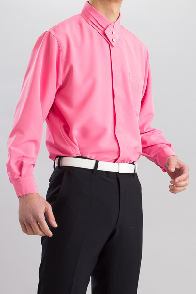 デザインカラー3つボタンシャツ 61 ピンク 通販 販売 メンズ ステージ衣装 上野屋シャツ店