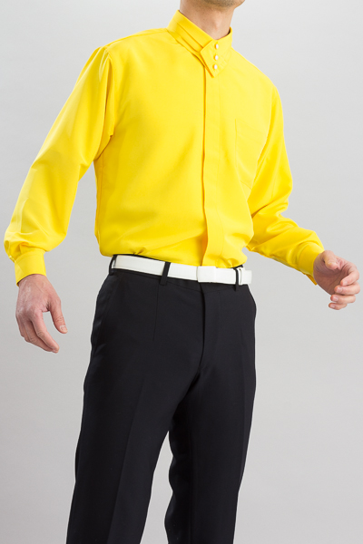 カラオケシャツ カラー37色 イエロー 通販 販売 メンズ ステージ衣装 上野屋シャツ店