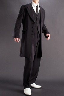 ロングズートスーツ販売店・zoot suit｜カラーブラック｜日本製・試着