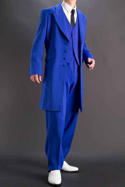 青いズートスーツ・zoot suit 【通販、販売、ステージ衣装、上野屋シャツ店】