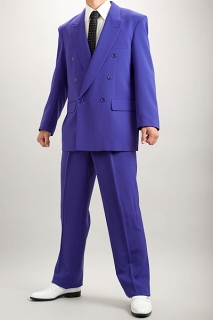バブルスーツ14色｜カラースーツ ダブル パープル | 紫色スーツ