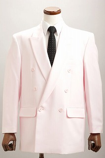 桜色のスーツ・カラースーツ ダブル ローズピンク【、通販、販売  