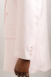 桜色のスーツ・カラースーツ ダブル ローズピンク｜日本製・試着可能な