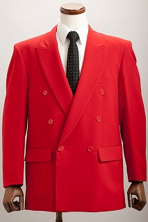 赤いスーツ・カラースーツ ダブル レッド通販、販売、メンズ、ステージ