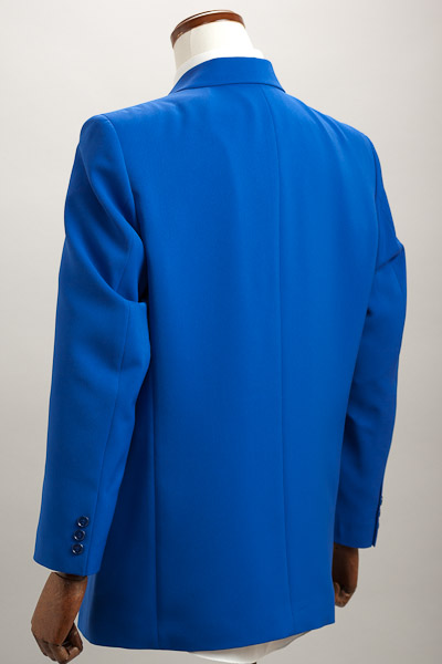カラースーツ ダブル ブルー・青いスーツ【通販、販売、メンズ、ステージ衣装、上野屋シャツ店】