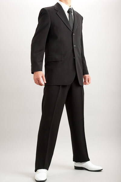 黒いスーツ・カラースーツ シングル 3つボタン ブラック通販、販売、メンズ、ステージ衣装、上野屋シャツ店