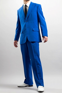 青いスーツ｜ 青いスーツが売っているお店| シングル 2つボタンスーツ ...