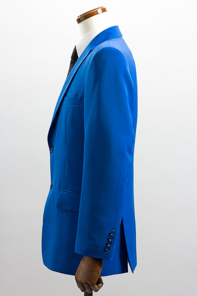 青いスーツ｜ 青いスーツが売っているお店| シングル 2つボタンスーツ サイドベンツ ブルー【通販、販売、メンズ、ステージ衣装、上野屋シャツ店】