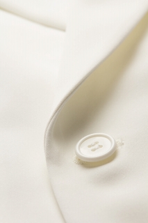 白いスーツ・2つ掛けダブルスーツ ホワイト スラックス2タックパンツ