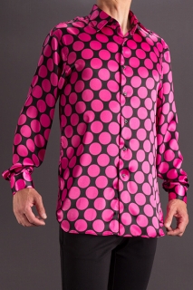 水玉柄シャツ ピンク メンズ 販売店舗 ｜通販可能｜取扱店舗東京上野