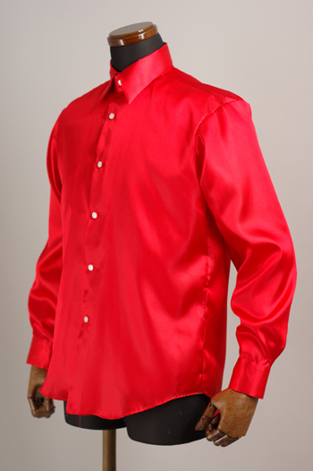 赤いシャツ販売店 東京上野 37色 カラーシャツ販売店 サテンシャツ イタリアンレッド ステージ衣装 舞台衣装 カラオケ衣装 ダンス衣装 販売 通販 上野屋シャツ店